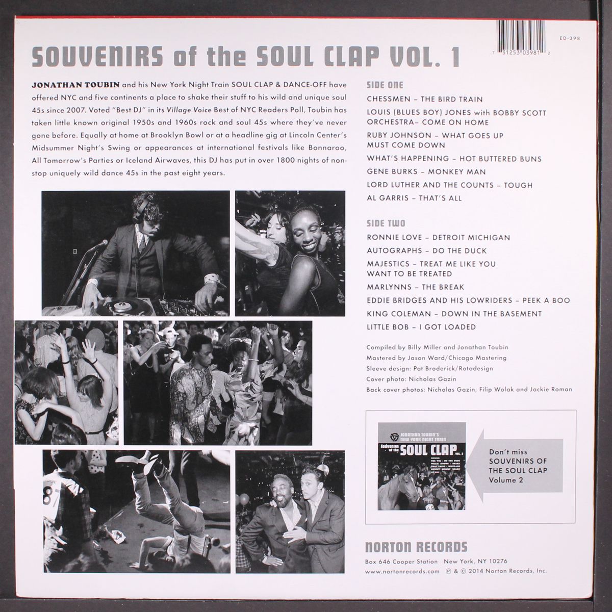 jonathan toubin's new york night train: souvenirs of the soul clap vol. 1 by VARIOUS