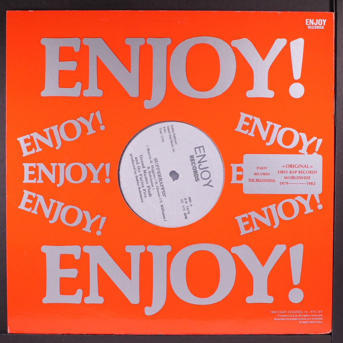 supperrappin' theme / supperrappin' by GRANDMASTER FLASH & FURIOUS FIVE