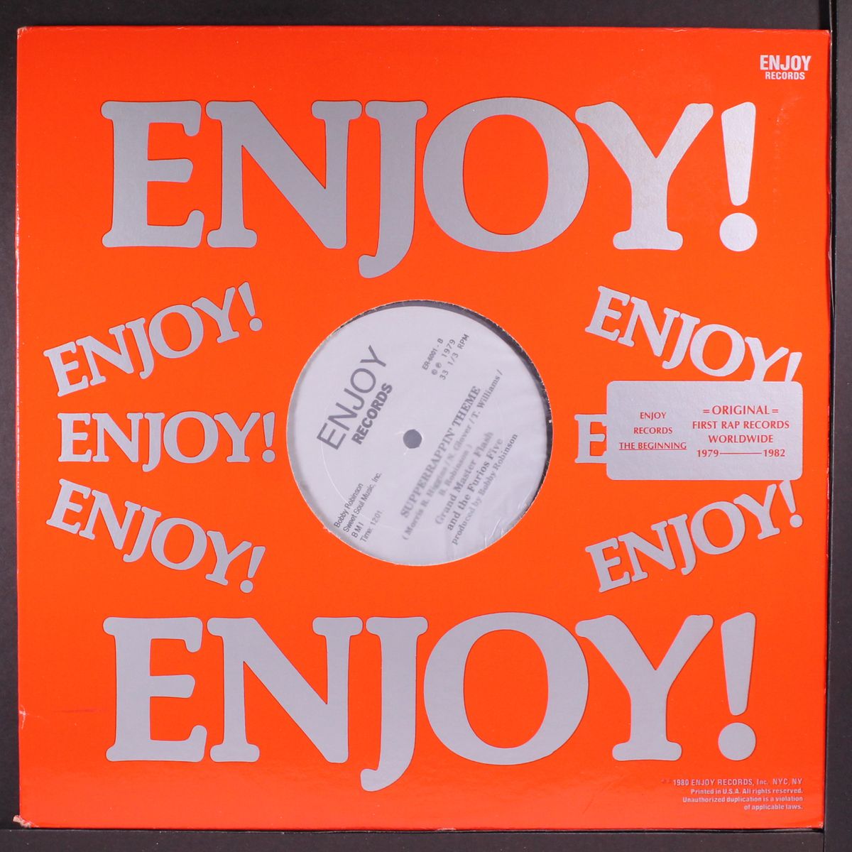 supperrappin' theme / supperrappin' by GRANDMASTER FLASH & FURIOUS FIVE