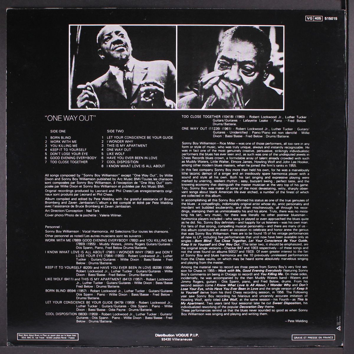 one way out by SONNY BOY WILLIAMSON