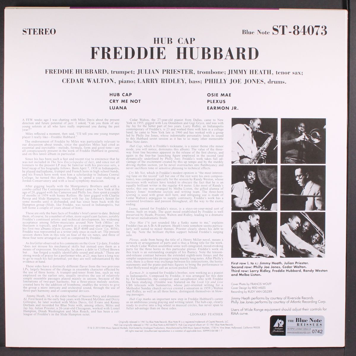 hub cap by FREDDIE HUBBARD