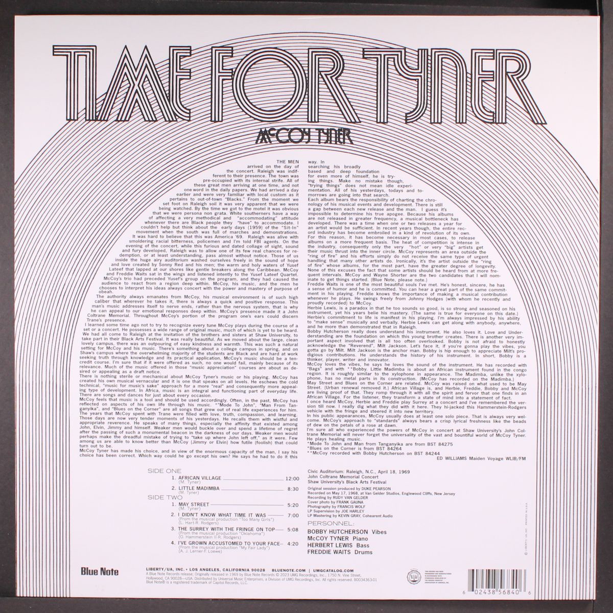 time for tyner by MCCOY TYNER