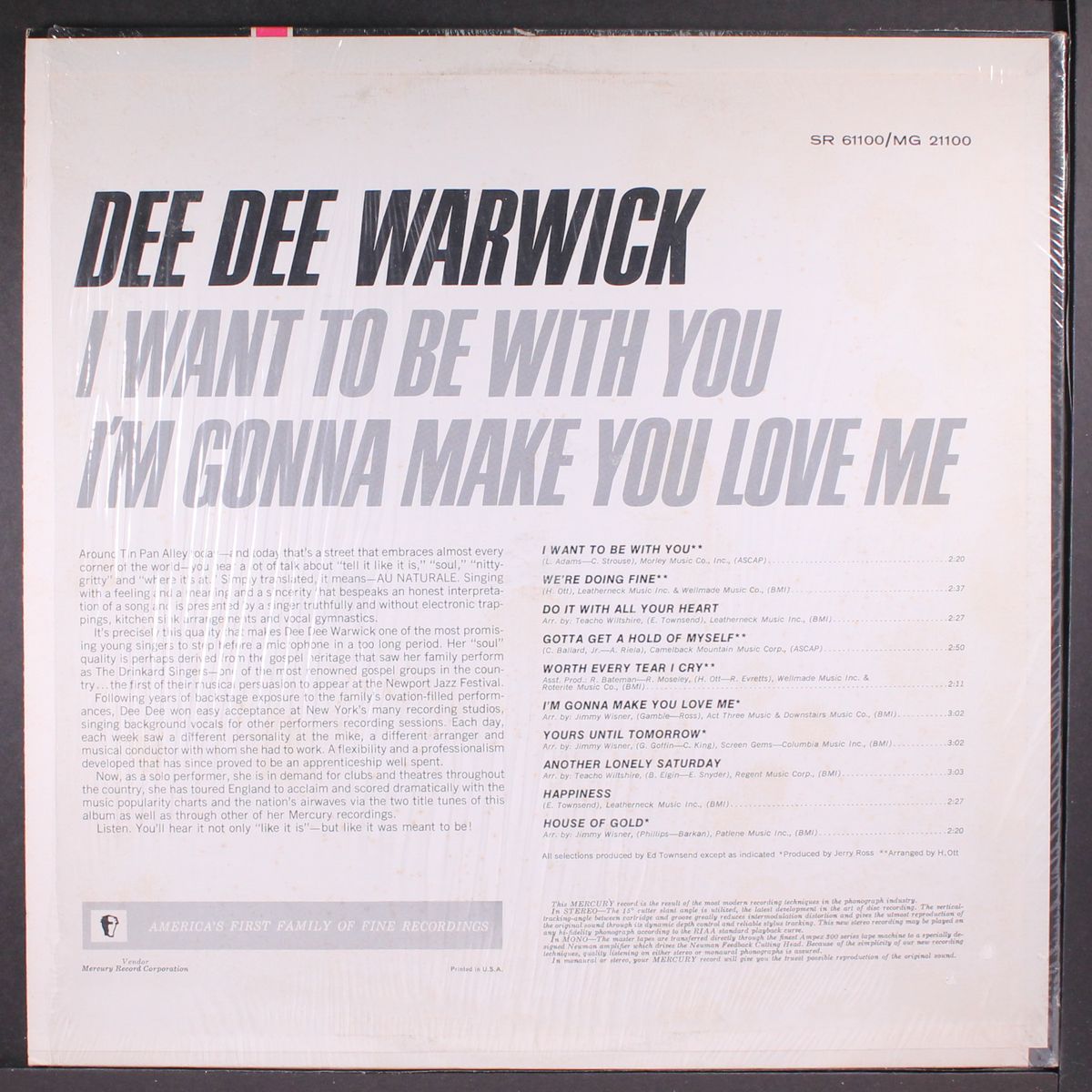i want to be with you / i'm gonna make you love me by DEE DEE WARWICK