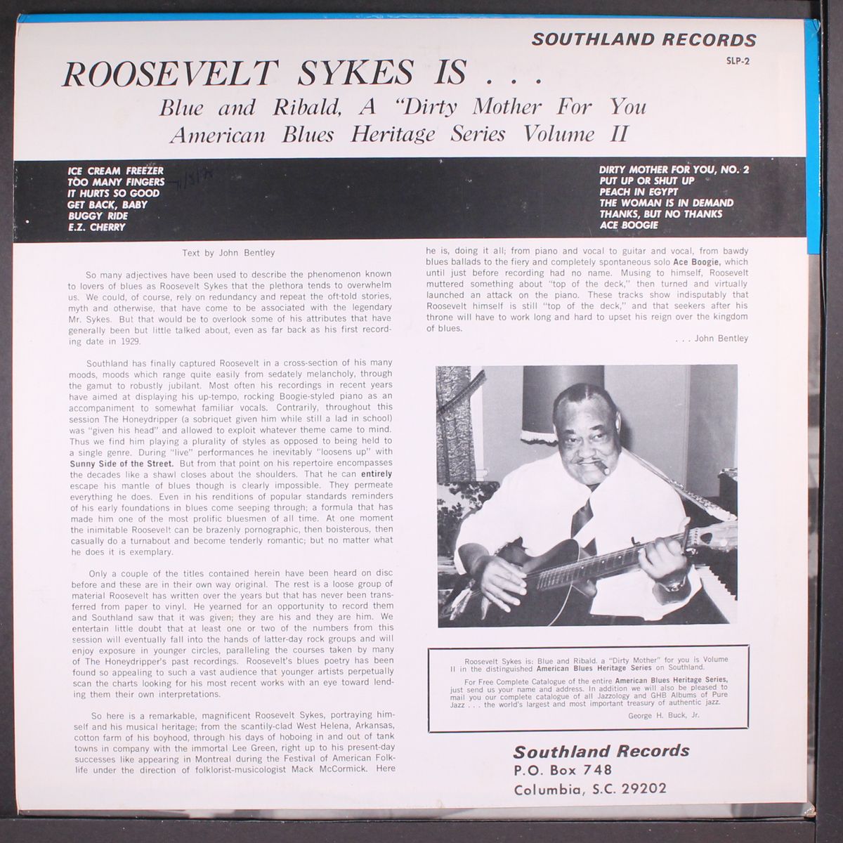 dirty mother for you by ROOSEVELT SYKES