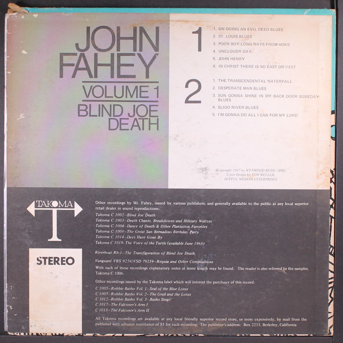 blind joe death by JOHN FAHEY
