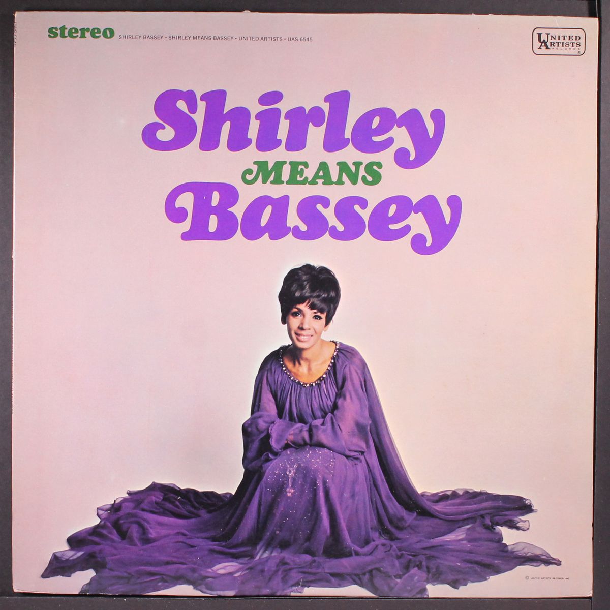 shirley means bassey by SHIRLEY BASSEY