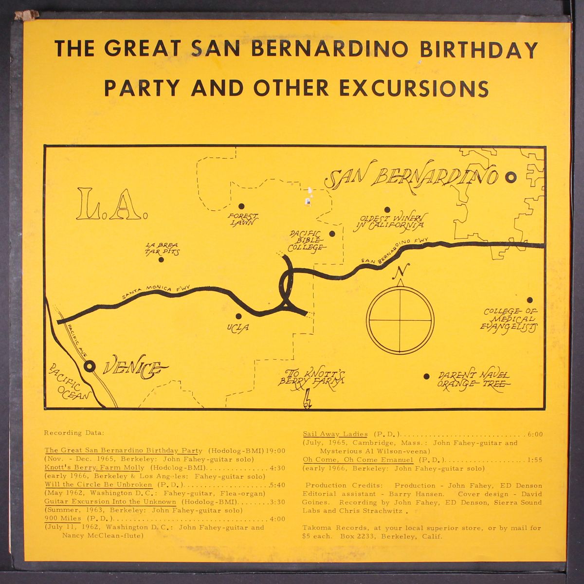 guitar, vol. 4 / the great san bernardino birthday party and other exc by JOHN FAHEY