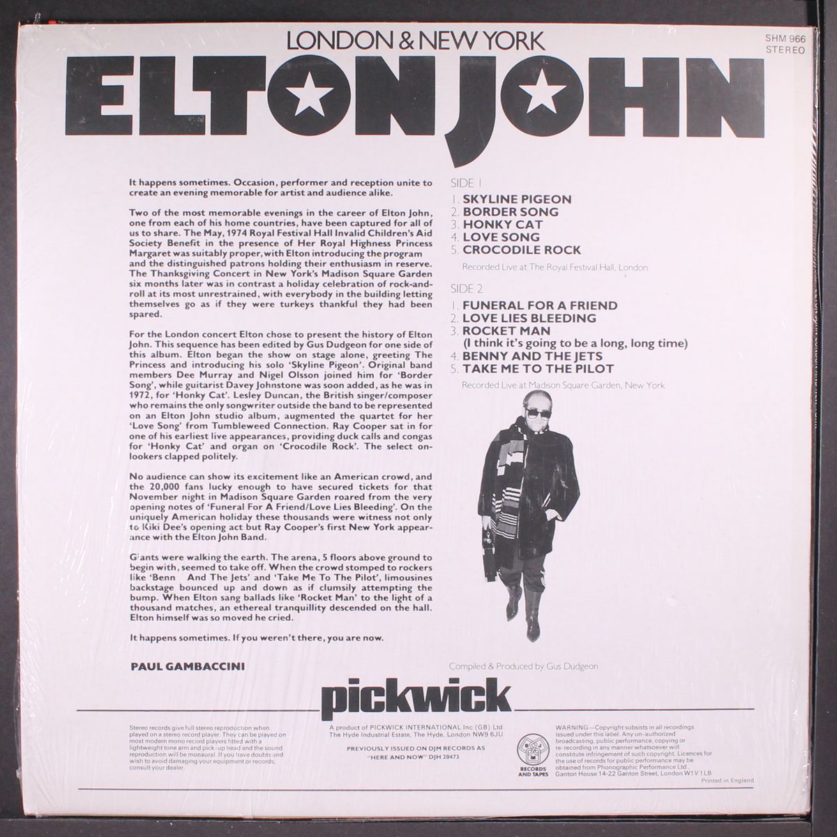 london & new york by ELTON JOHN