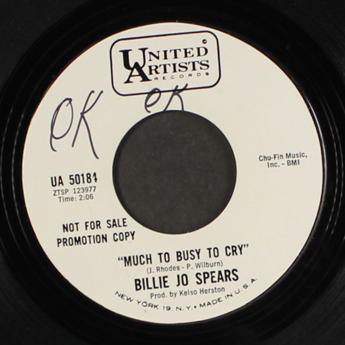 much to busy to cry / easy to be evil by BILLIE JO SPEARS
