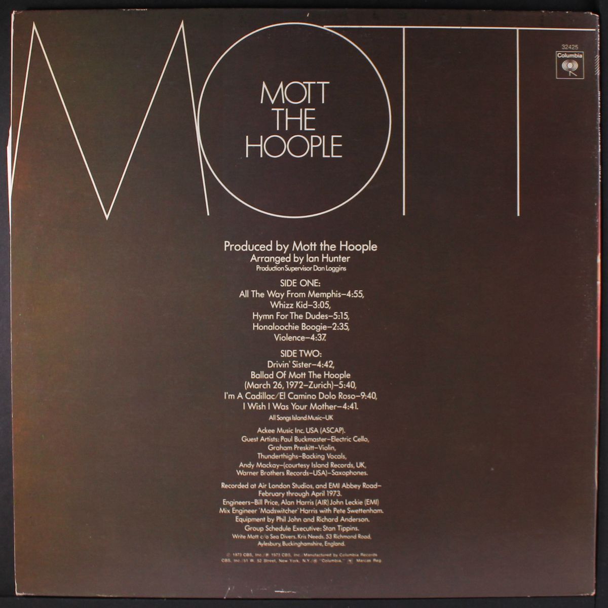mott by MOTT THE HOOPLE