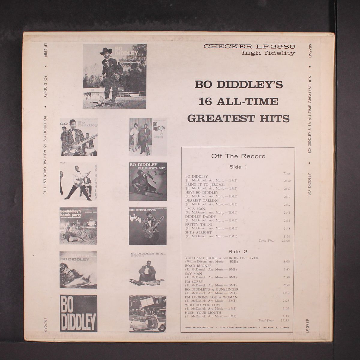 16 all-time greatest hits by BO DIDDLEY