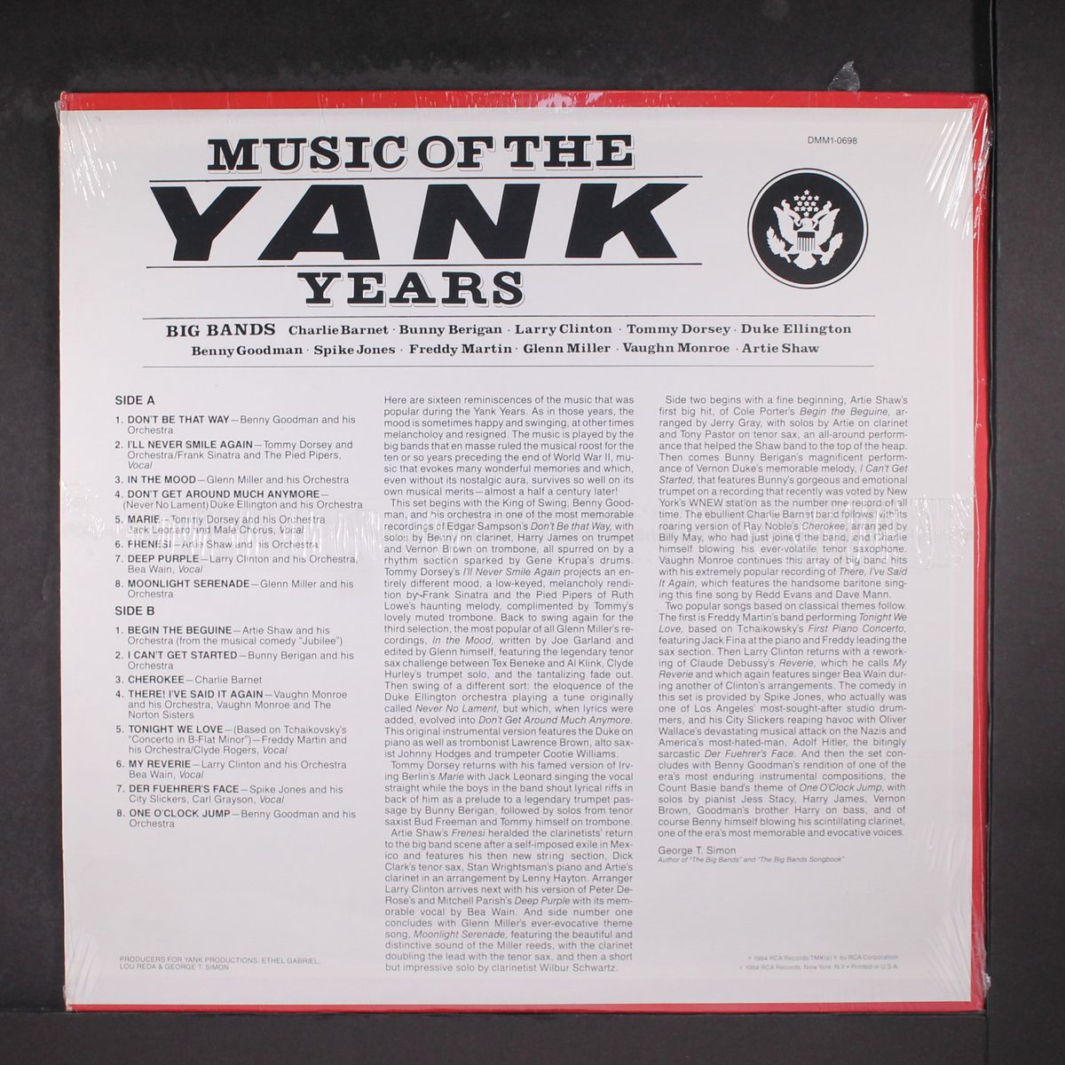 music of the yank years by VARIOUS