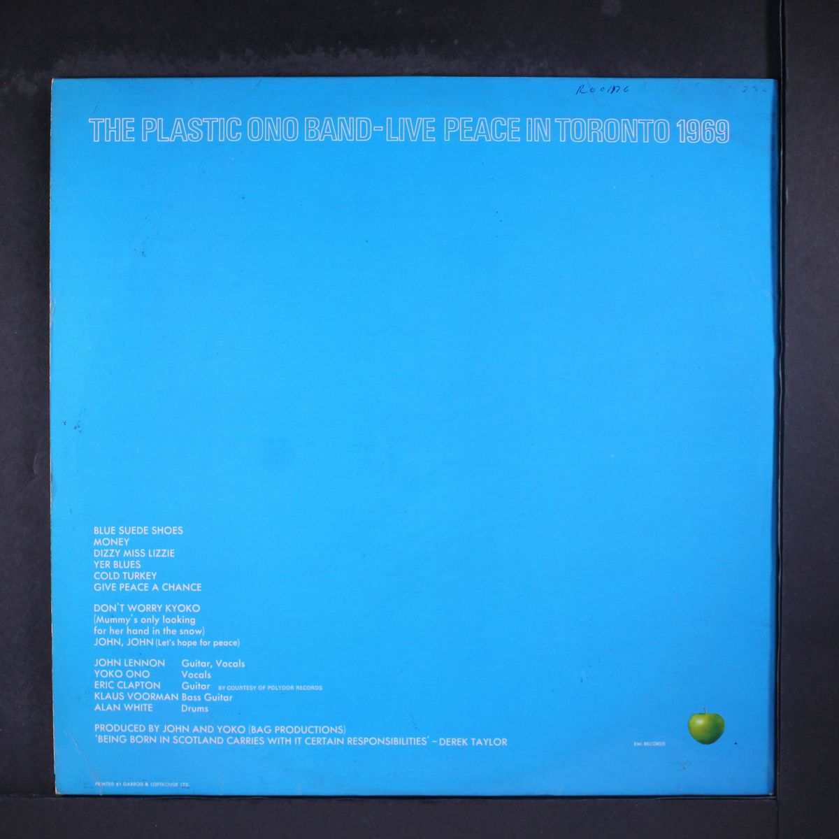 live peace in toronto 1969 by JOHN LENNON & PLASTIC ONO BAND