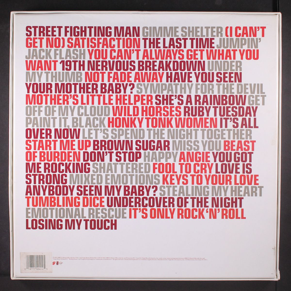 forty licks by ROLLING STONES