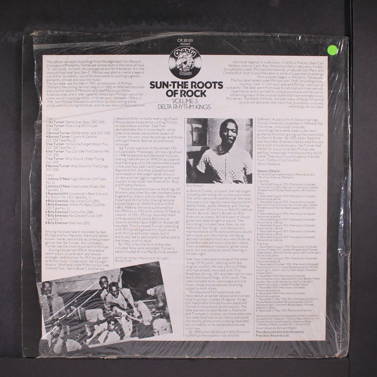 sun - roots of rock 3, delta rhythm kings by VARIOUS