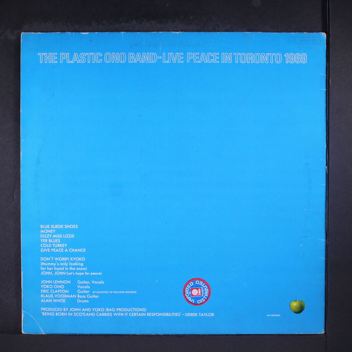 live peace in toronto 1969 by JOHN LENNON & PLASTIC ONO BAND