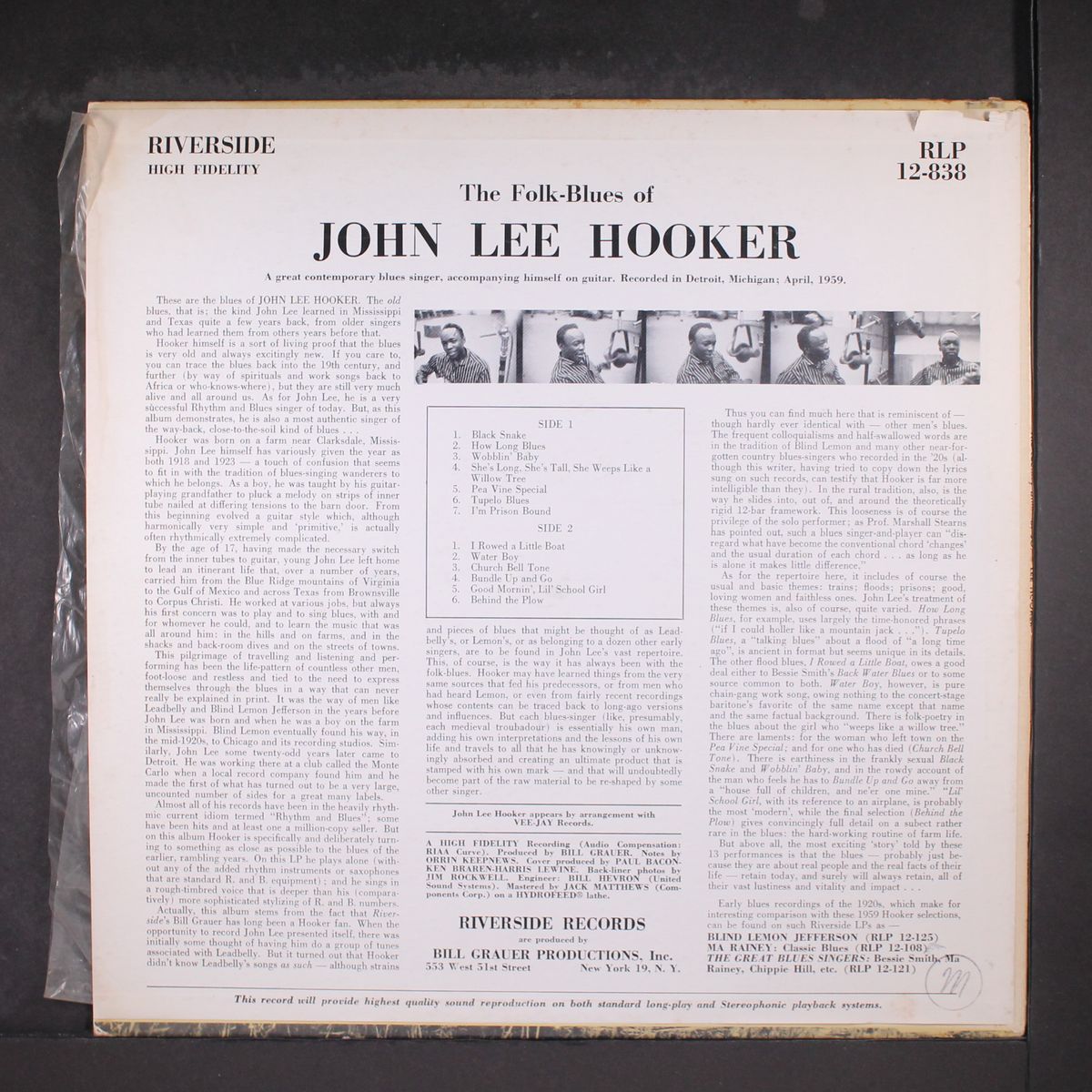 the country blues of john lee hooker by JOHN LEE HOOKER