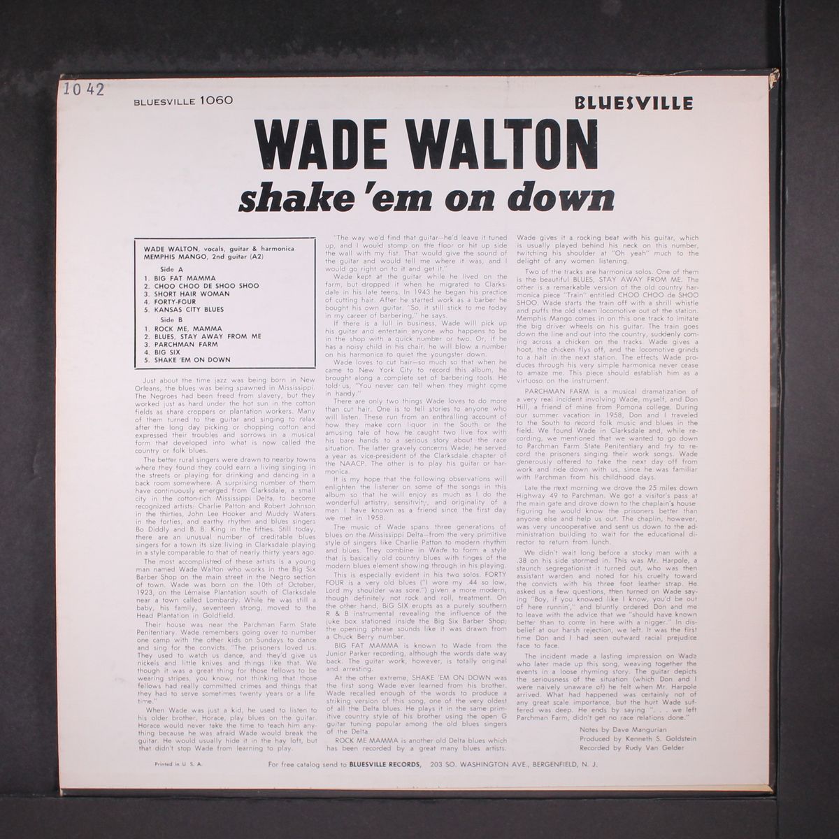 shake 'em on down by WADE WALTON