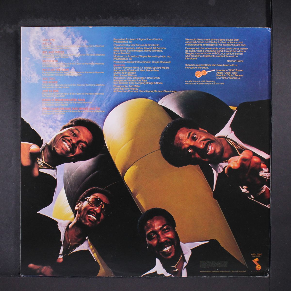 at the top by FOUR TOPS