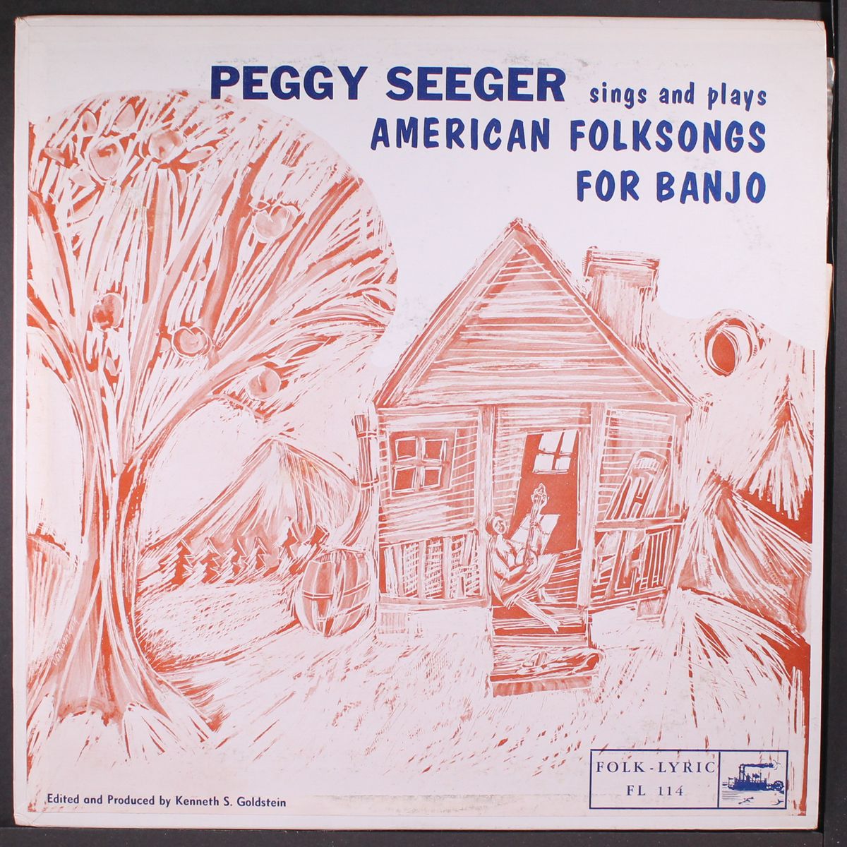 american folksongs for banjo by PEGGY SEEGER