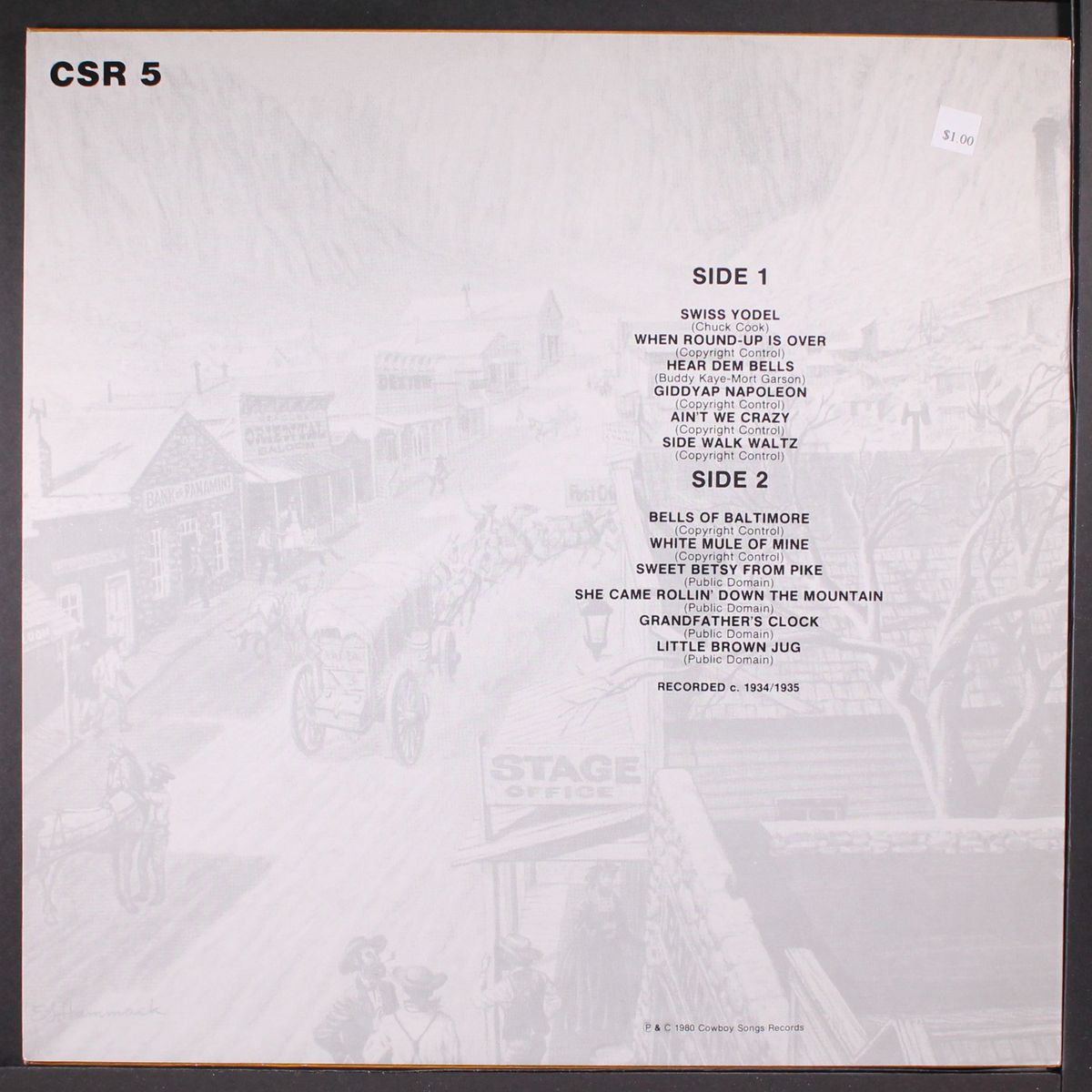 standard radio transcriptions by SONS OF THE PIONEERS