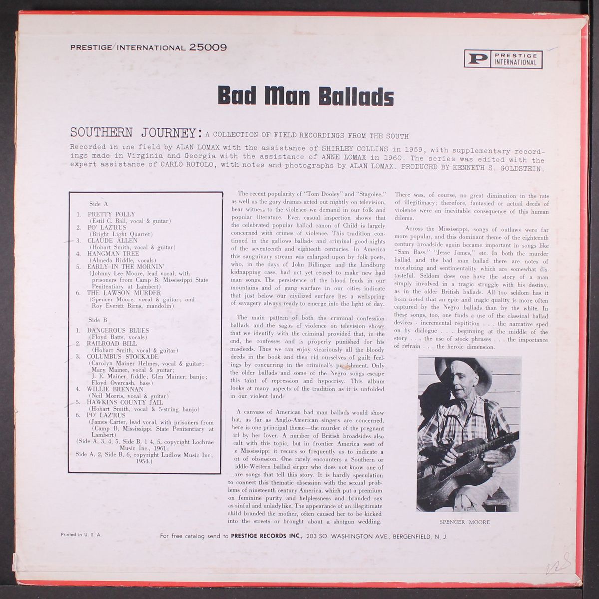 bad man ballads, southern journey 9 by VARIOUS