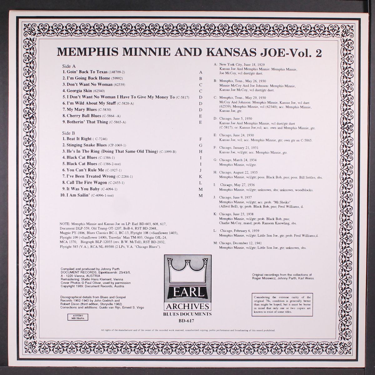 best of, vol. 2 by MEMPHIS MINNIE & KANSAS JOE