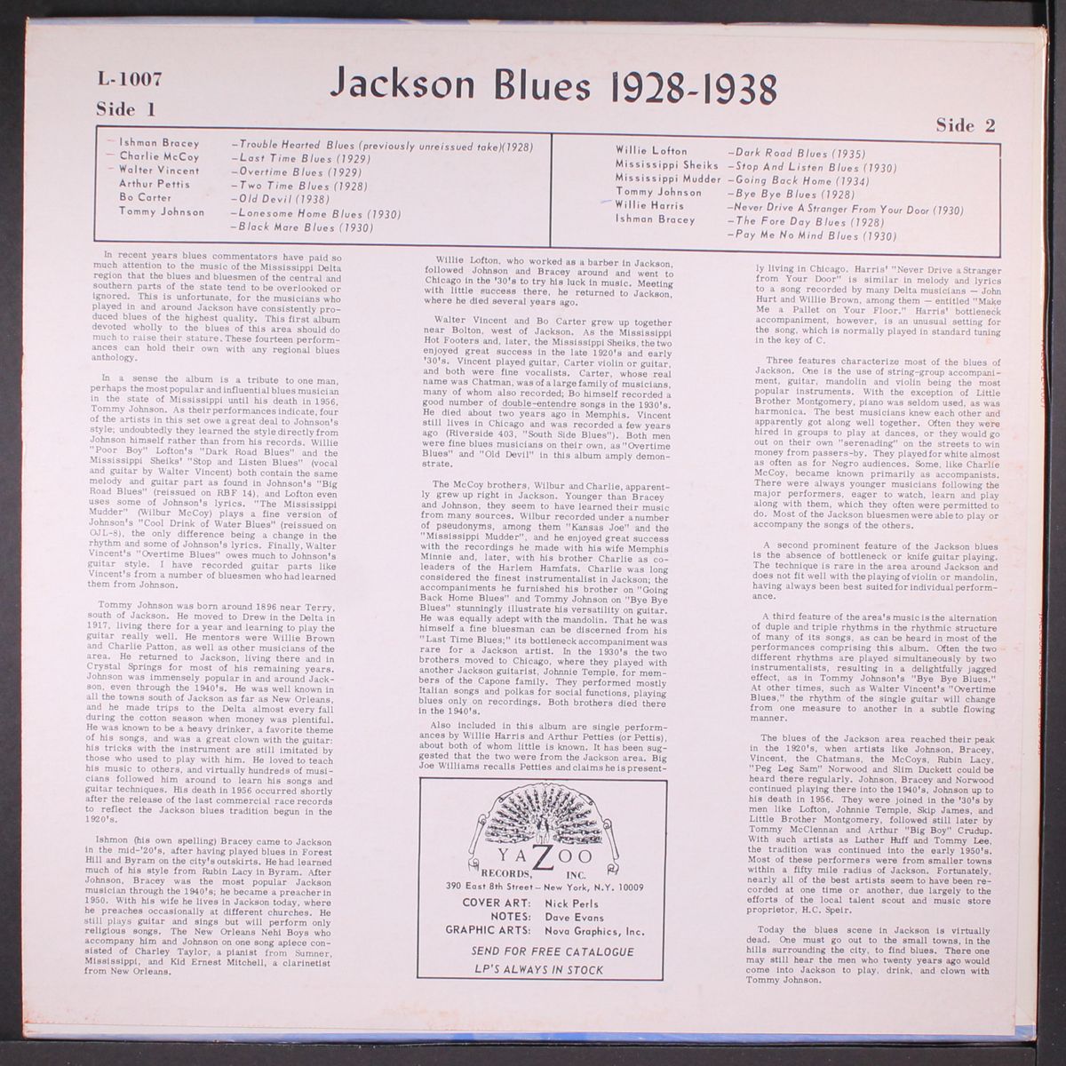 jackson blues 1928-1938 by VARIOUS