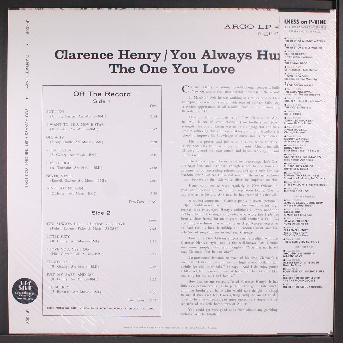 you always hurt the one you love by CLARENCE HENRY