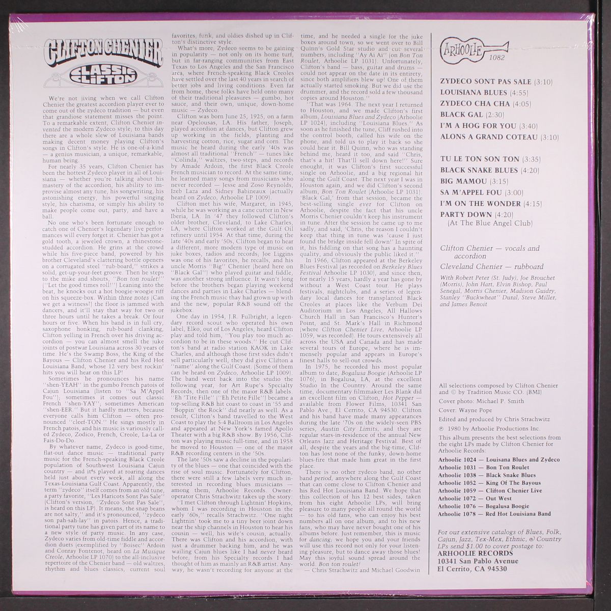 classic clifton by CLIFTON CHENIER