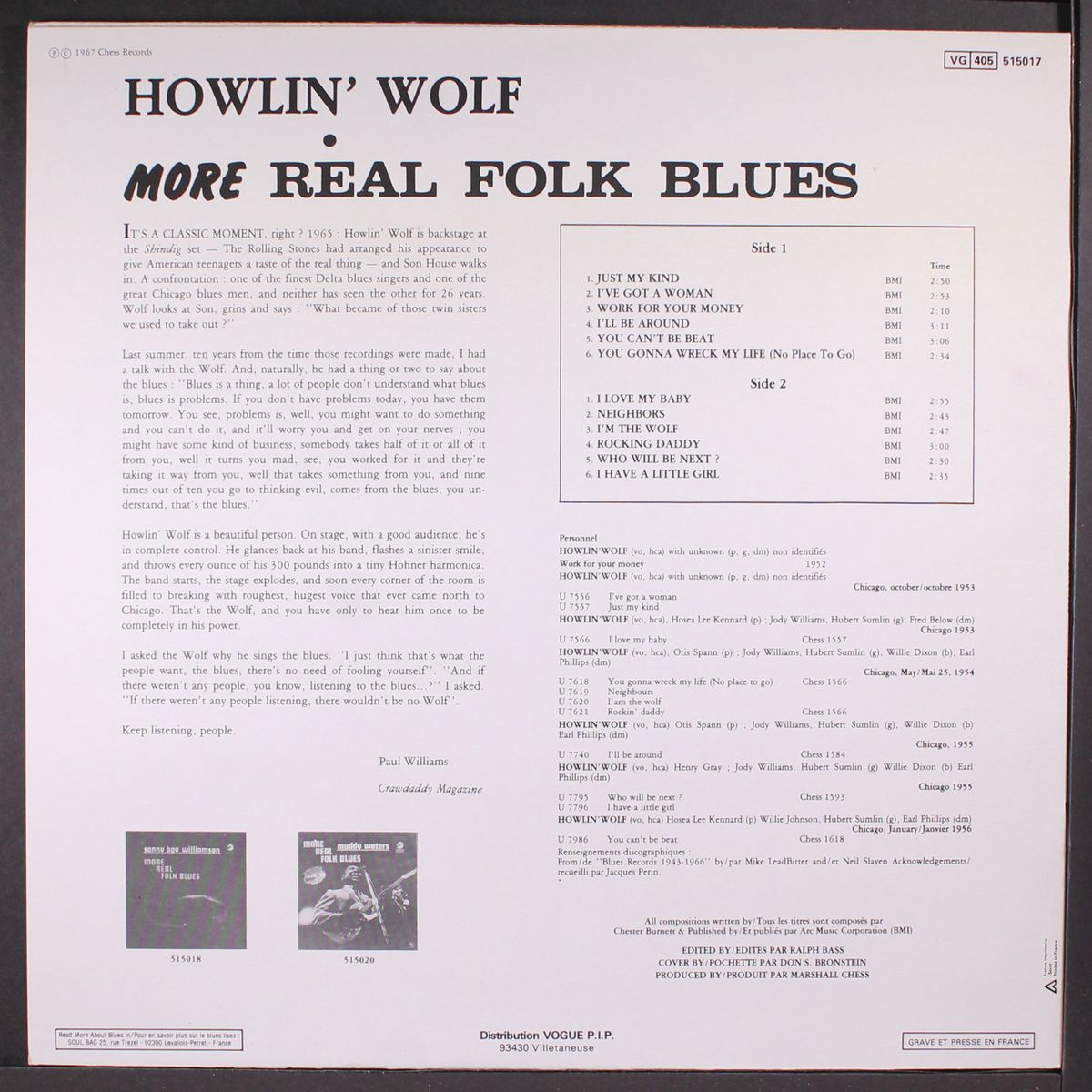 more real folk blues by HOWLIN' WOLF