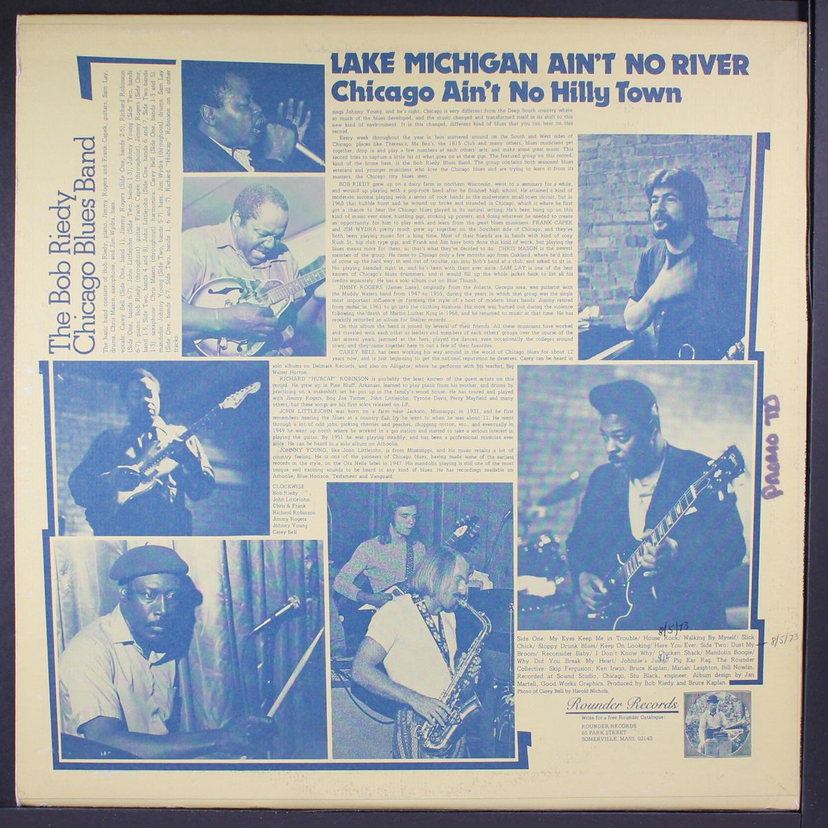 lake michigan ain't no river by BOB RIEDY BLUES BAND