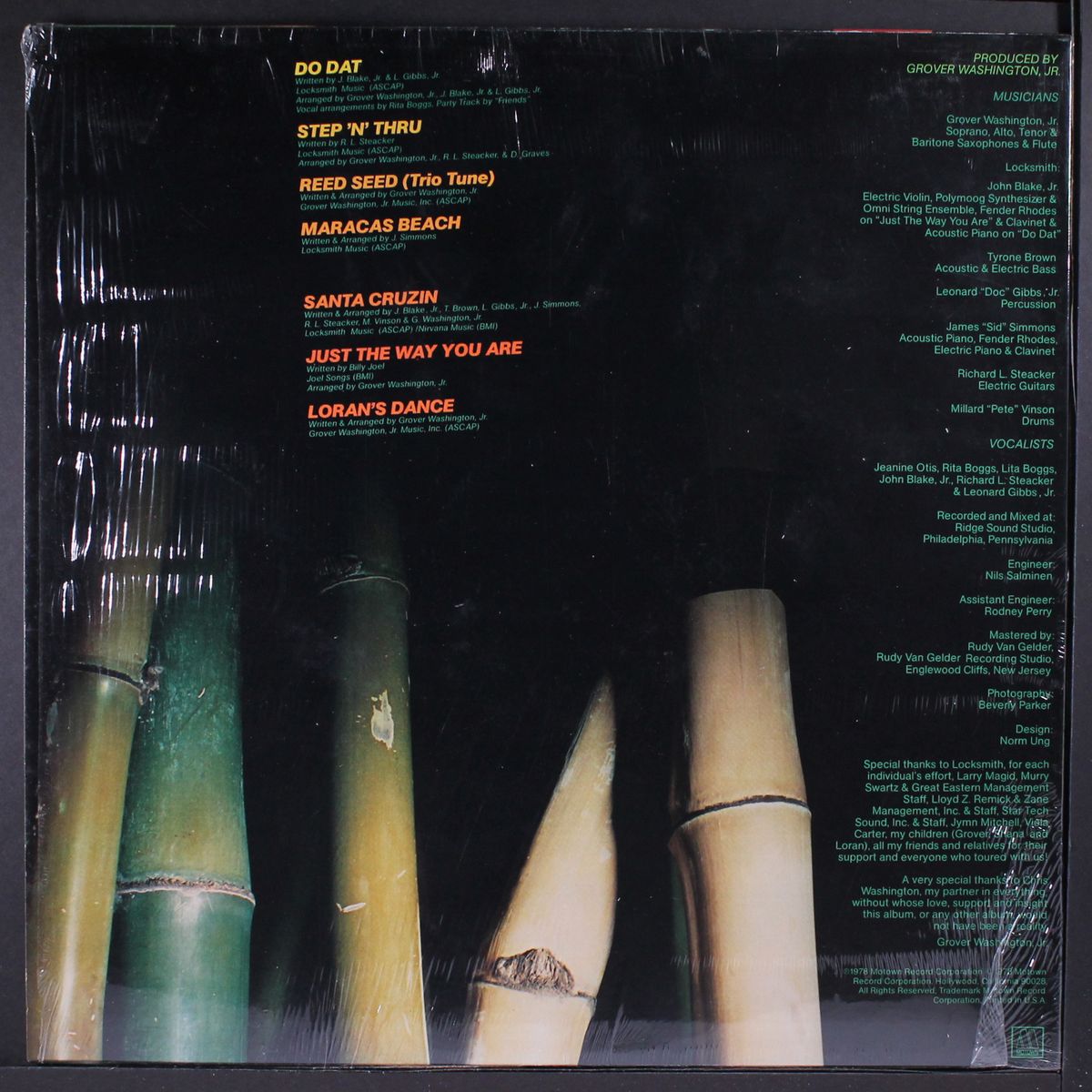 reed seed by GROVER WASHINGTON, JR.