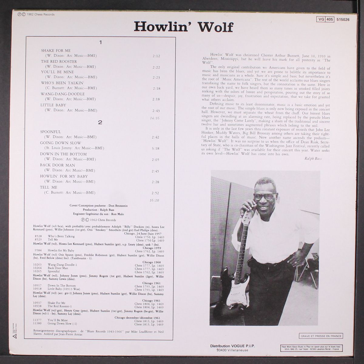 howlin' wolf by HOWLIN' WOLF