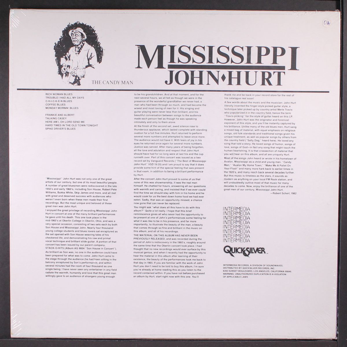 the candy man by MISSISSIPPI JOHN HURT