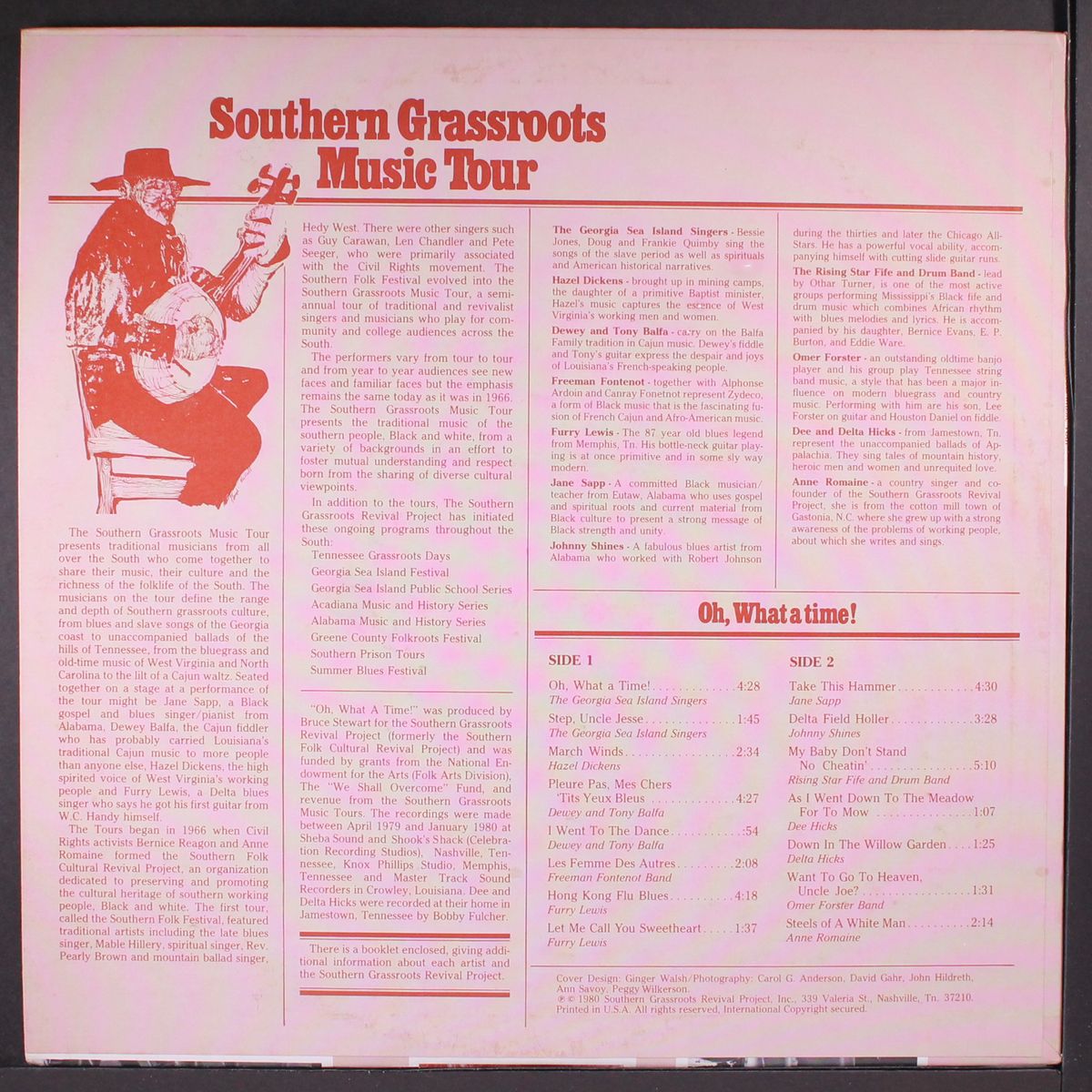 oh, what a time!; southern grassroots music tour by VARIOUS