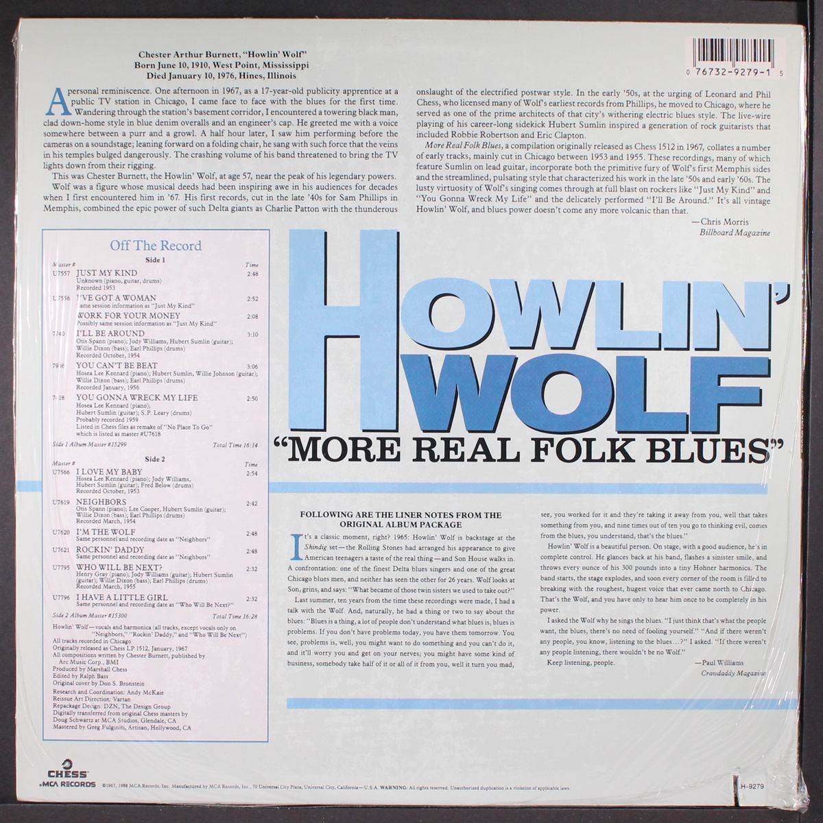 more real folk blues by HOWLIN' WOLF