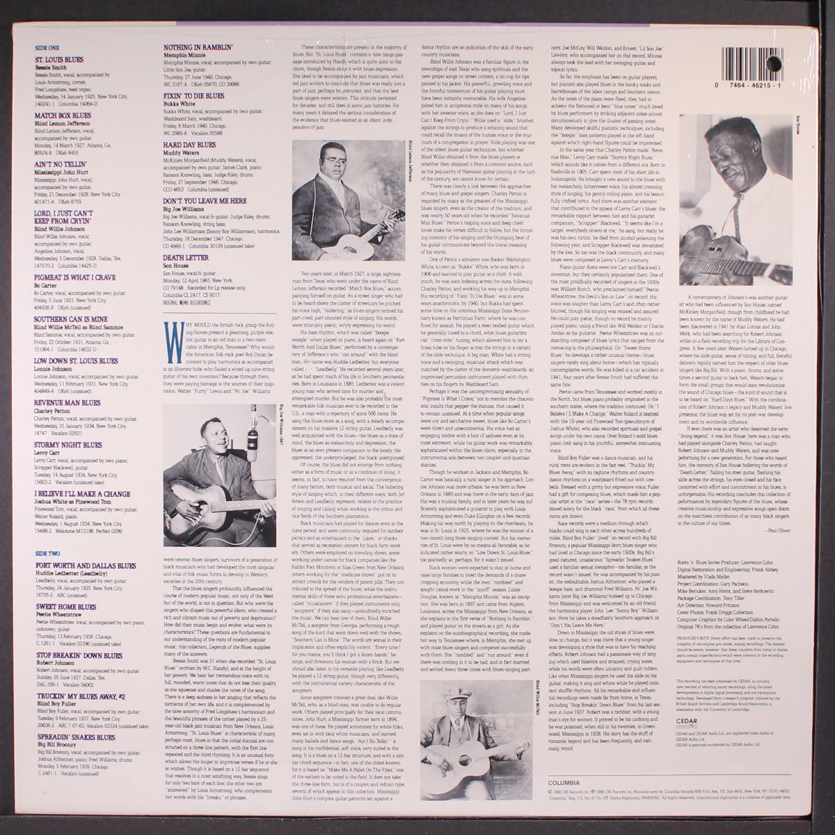 legends of the blues, vol. 1 by VARIOUS
