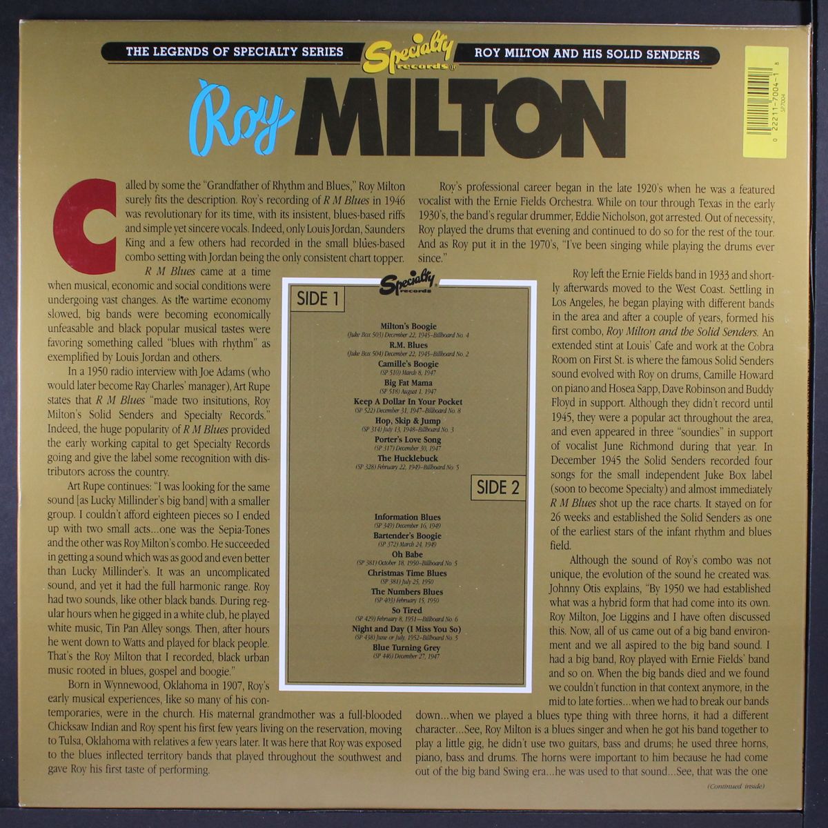 and his solid senders by ROY MILTON