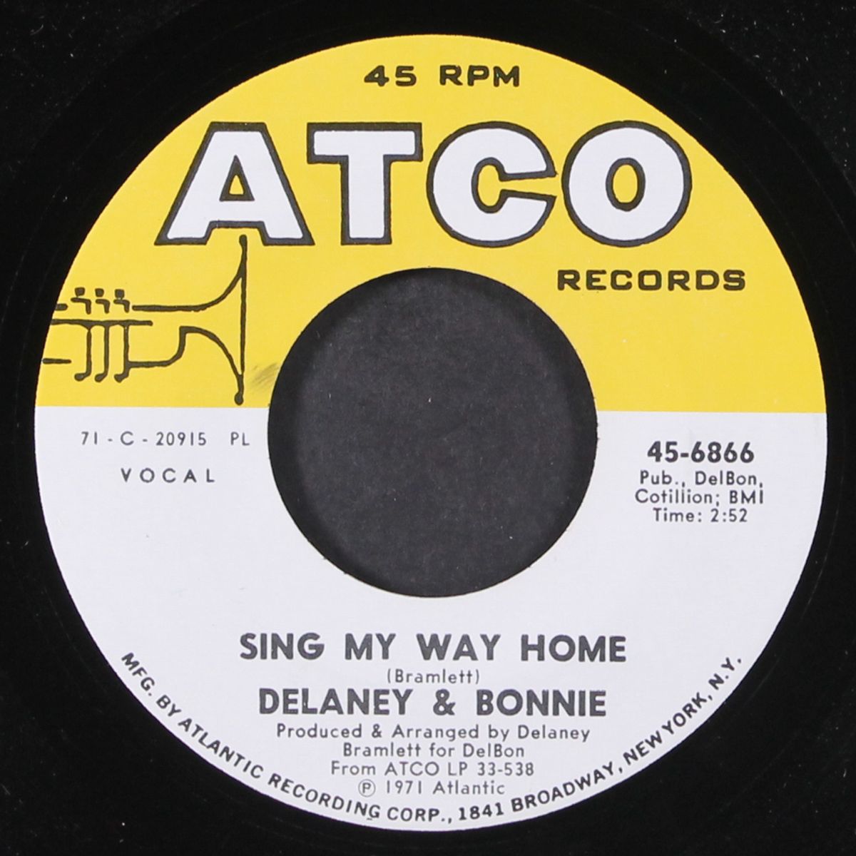 move 'em out / sing my way home by DELANEY & BONNIE