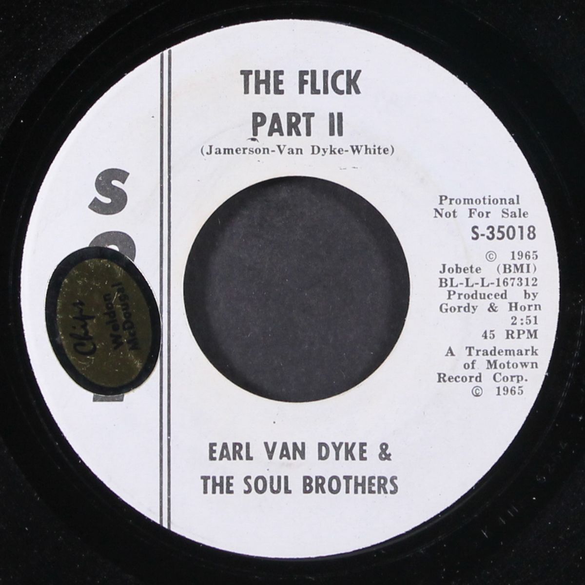 the flick by EARL VAN DYKE