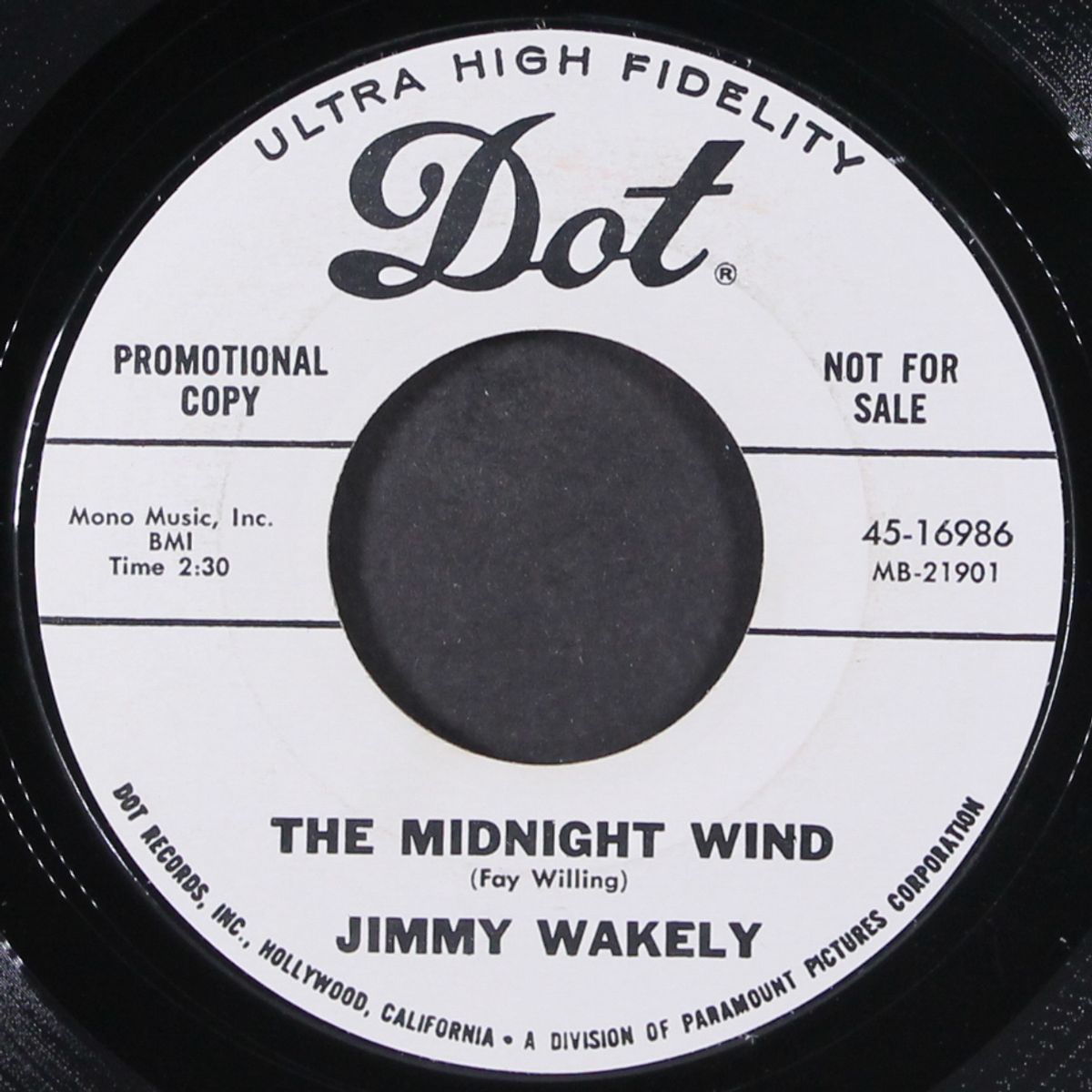 cowboy / the midnight wind by JIMMY WAKELY