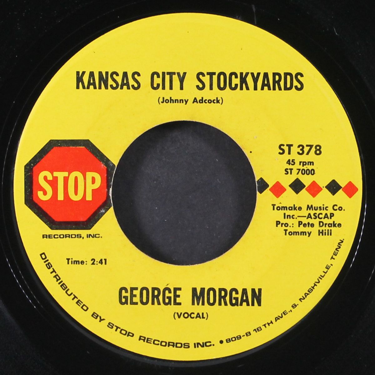 kansas city stockyards / i'm happy with you by GEORGE MORGAN
