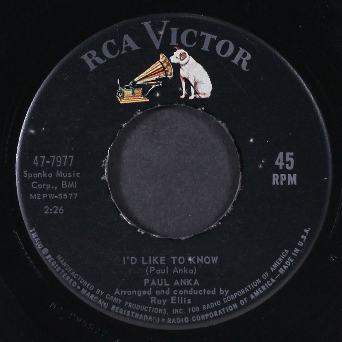 love me warm and tender / i'd like to know by PAUL ANKA