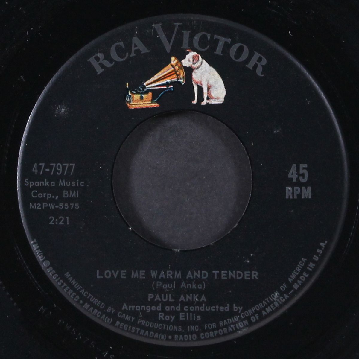 love me warm and tender / i'd like to know by PAUL ANKA