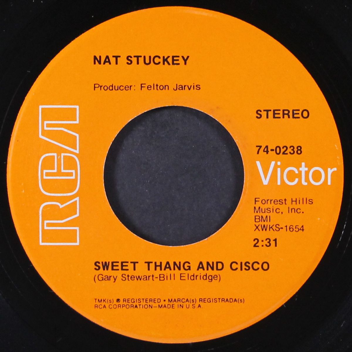 sweet thang and cisco / son of a bum by NAT STUCKEY