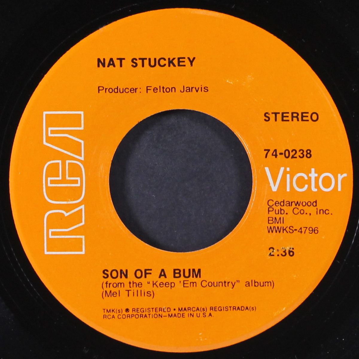 sweet thang and cisco / son of a bum by NAT STUCKEY