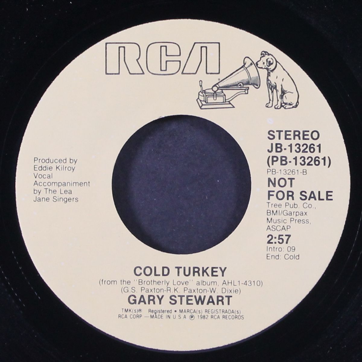 she sings amazing grace / cold turkey by GARY STEWART