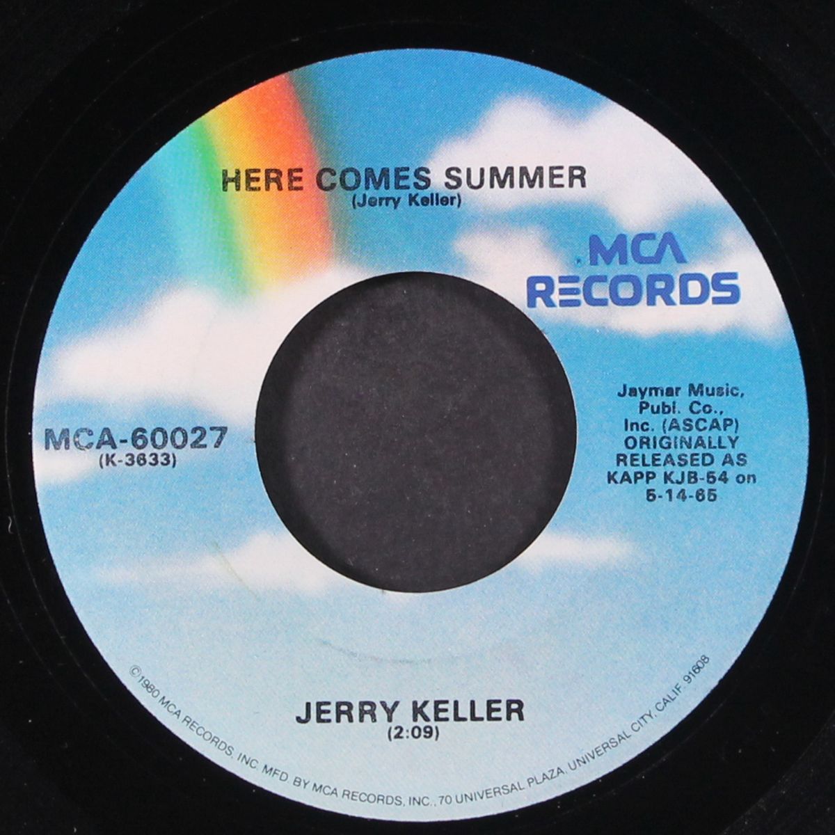 itsy bitsy teenie weenie yellow polkadot bikini / here comes summer by BRIAN HYLAND / JERRY KELLER