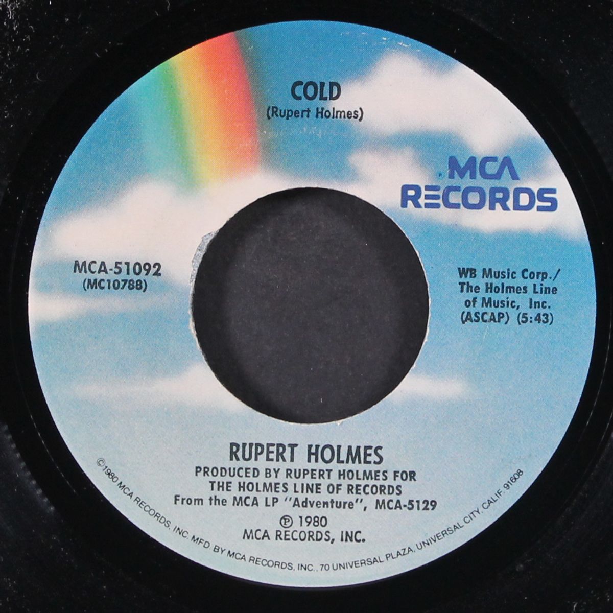 i don't need you / cold by RUPERT HOLMES